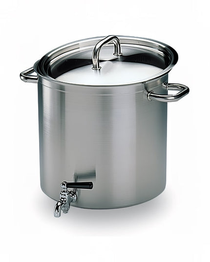 Nồi Hầm Matfer Bourgeat 694328 Thép Không Gỉ 17 l Vòi - Từ Tính