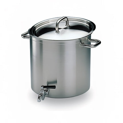Nồi Hầm Matfer Bourgeat 694328 Thép Không Gỉ 17 l Vòi - Từ Tính