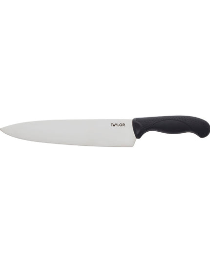 Dao Bếp Trưởng Taylor 5248364 25.4 cm Tay Cầm Nylon/Silicone Đen Thép Đức Carbon Cao