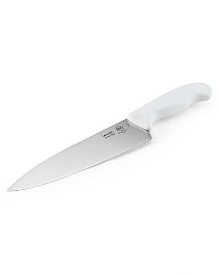 Dao Bếp Trưởng Taylor 5248371 20.3 cm Tay Cầm Nylon/Silicone Trắng Thép Đức Carbon Cao