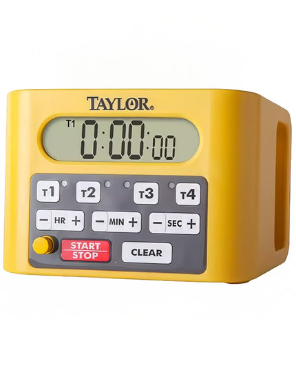 Đồng Hồ Hẹn Giờ Điện Tử Taylor 5839N 4 Sự Kiện 11.4 x 15.9 cm Vàng