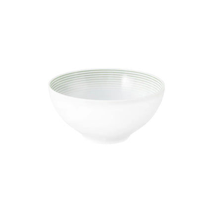 (4 pcs) SELTMANN WEIDEN | Round Porcelain Bowls – Ø 155 mm – Sage Green – Dishwasher/Microwave Safe – Series: Blues Sage Green