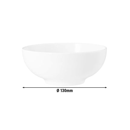 (4 pieces) SELTMANN WEIDEN | Porcelain Bowl – Ø 13 cm - White - Coup Fine Dining - High-Gloss - Microwave/Oven & Dishwasher Safe