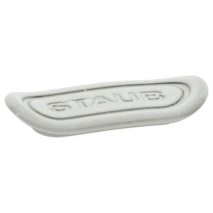 (4) STAUB | Dining Line Ceramic Knife Rest Set – 4-Piece - White Truffle