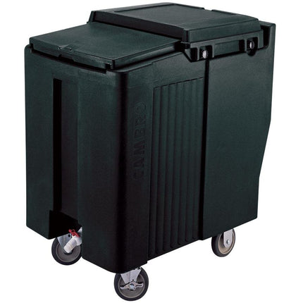 Thùng đá di động Cambro ICS175T SlidingLid màu đen 79 kg bản cao
