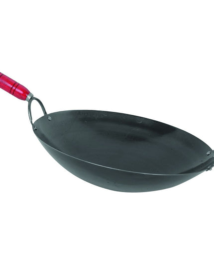 Chảo Wok Thunder Group IRWC006 35.6 cm Gang Tay Cầm Tán Đinh
