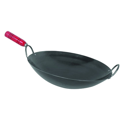 Chảo Wok Thunder Group IRWC007 40.6 cm Gang Tay Cầm Tán Đinh