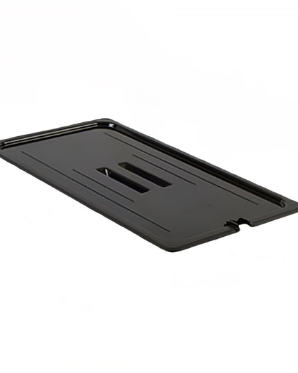 Nắp Khay Thực Phẩm Có Rãnh Thunder Group PLPA7000CSBK Cỡ Đầy Đủ - Polycarbonate, Đen