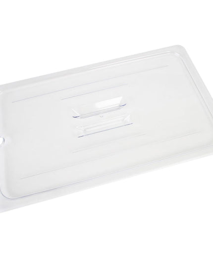Nắp Khay Thực Phẩm Thunder Group PLPA7120CS Cỡ Nửa Có Rãnh - Polycarbonate, Trong Suốt
