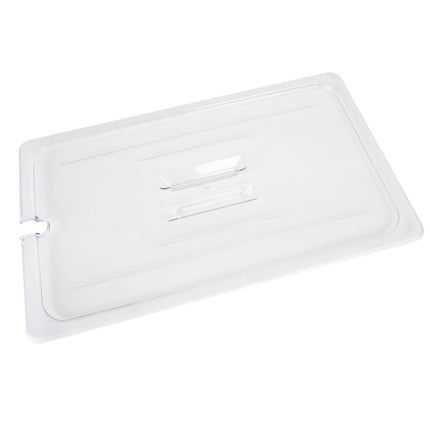 Nắp Khay Thực Phẩm Thunder Group PLPA7120CS Cỡ Nửa Có Rãnh - Polycarbonate, Trong Suốt