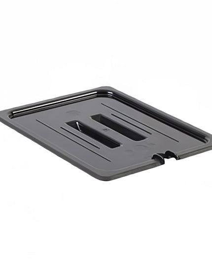 Nắp Khay Thực Phẩm Có Khe Half Size Thunder Group PLPA7120CSBK - Polycarbonate, Đen