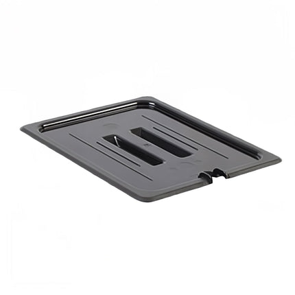 Nắp Khay Thực Phẩm Có Khe Half Size Thunder Group PLPA7120CSBK - Polycarbonate, Đen