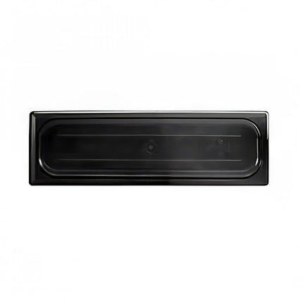 Nắp Khay Đựng Thực Phẩm Dài Cỡ Nửa Thunder Group PLPA7120LCBK - Polycarbonate, Đen