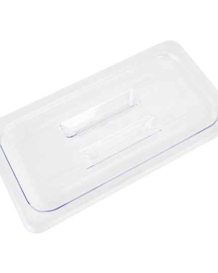 Nắp Khay Đựng Thức Ăn Thunder Group PLPA7130C Kích Thước 1/3 - Polycarbonate, Trong Suốt