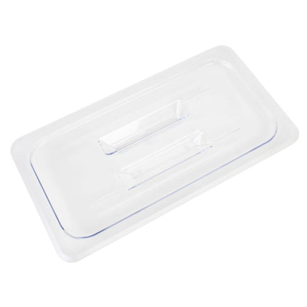 Nắp Khay Đựng Thức Ăn Thunder Group PLPA7130C Kích Thước 1/3 - Polycarbonate, Trong Suốt