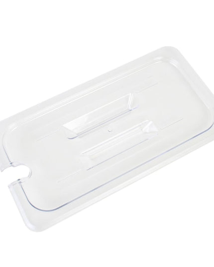 Nắp Khay Đựng Thức Ăn Có Rãnh Thunder Group PLPA7130CS Cỡ 1/3 - Polycarbonate, Trong Suốt