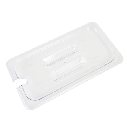 Nắp Khay Đựng Thức Ăn Có Rãnh Thunder Group PLPA7130CS Cỡ 1/3 - Polycarbonate, Trong Suốt