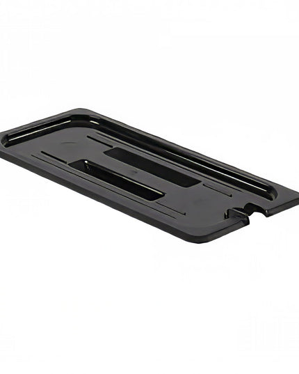 Nắp Khay Thực Phẩm Có Rãnh Cỡ 1/3 Thunder Group PLPA7130CSBK - Polycarbonate, Đen