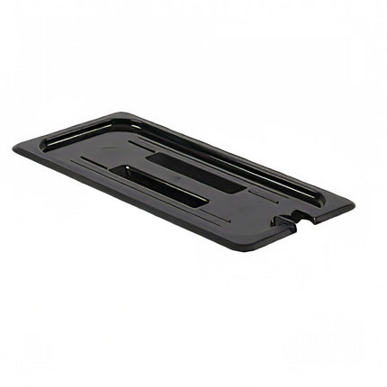 Nắp Khay Thực Phẩm Có Rãnh Cỡ 1/3 Thunder Group PLPA7130CSBK - Polycarbonate, Đen