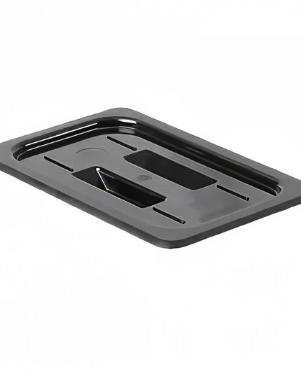 Nắp Khay Đựng Thực Phẩm Thunder Group PLPA7140CBK Cỡ 1/4 - Polycarbonate, Đen