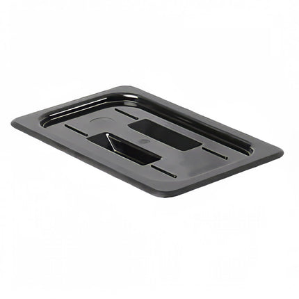 Nắp Khay Đựng Thực Phẩm Thunder Group PLPA7140CBK Cỡ 1/4 - Polycarbonate, Đen