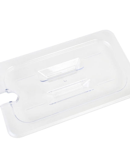 Nắp Khay Thực Phẩm Có Rãnh Thunder Group PLPA7140CS Cỡ 1/4 - Polycarbonate, Trong Suốt