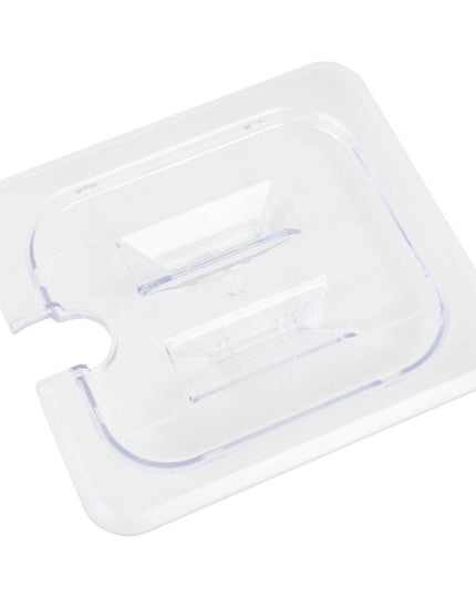 Nắp Khay Đựng Thực Phẩm Có Rãnh Thunder Group PLPA7160CS Cỡ 1/6 - Polycarbonate, Trong Suốt