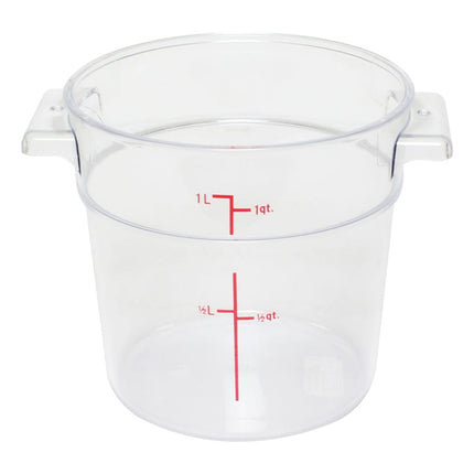 Hộp Đựng Thực Phẩm Tròn Thunder Group PLRFT301PC 0.9 lít - Polycarbonate, Trong Suốt