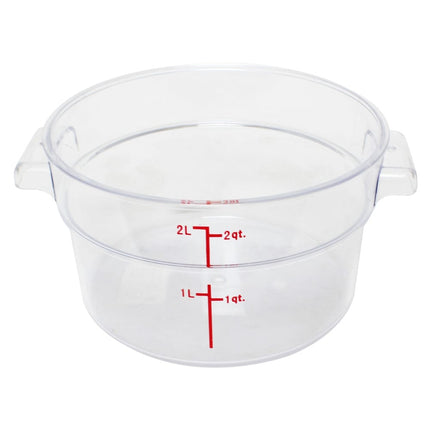 Hộp Đựng Thực Phẩm Tròn Thunder Group PLRFT302PC 1.9 l - Polycarbonate, Trong Suốt