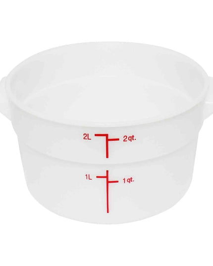 Hộp Đựng Thực Phẩm Tròn Thunder Group PLRFT302PP 1.9 lít - Polypropylene, Trắng