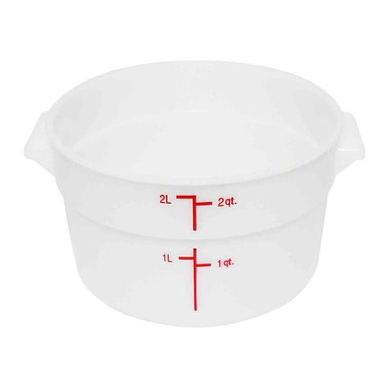 Hộp Đựng Thực Phẩm Tròn Thunder Group PLRFT302PP 1.9 lít - Polypropylene, Trắng