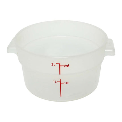 Thunder Group PLRFT302TL Hộp Đựng Thực Phẩm Tròn 1.9 lít - Polypropylene, Trong Mờ
