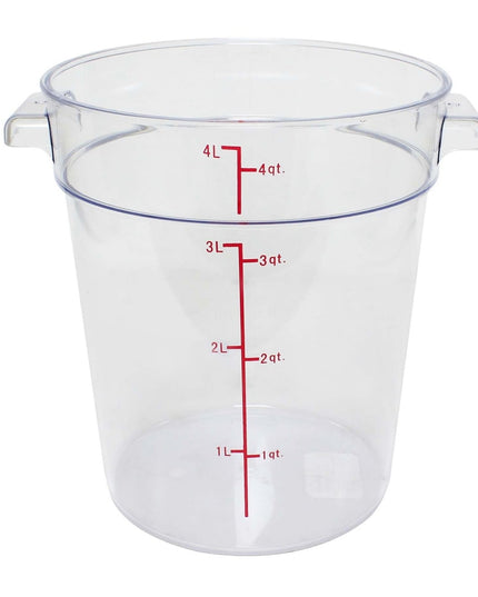 Hộp Đựng Thực Phẩm Tròn Thunder Group PLRFT304PC 3.8 Lít - Polycarbonate, Trong Suốt