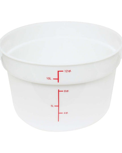 Hộp Đựng Thực Phẩm Tròn Thunder Group PLRFT312PP 11.4 lít - Polypropylene, Trắng