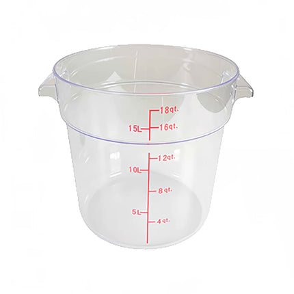Hộp Đựng Thực Phẩm Tròn Thunder Group PLRFT318PC 17 lít - Polycarbonate, Trong Suốt