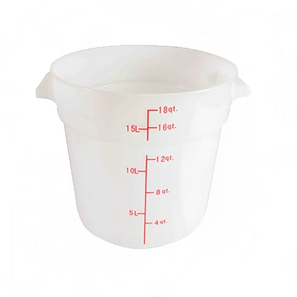 Hộp Đựng Thực Phẩm Tròn Thunder Group PLRFT318PP 17 lít - Polypropylene, Trắng