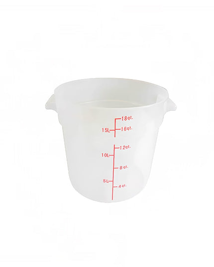 Hộp Đựng Thực Phẩm Tròn Thunder Group PLRFT318TL 17 lít - Polypropylene, Trong Mờ