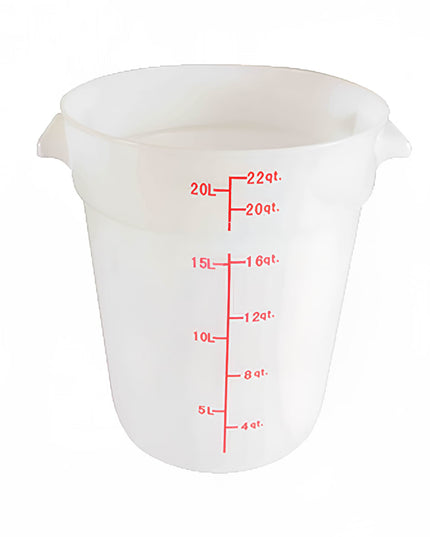 Hộp Đựng Thực Phẩm Tròn Thunder Group PLRFT322PP 20.8 lít - Polypropylene, Trắng
