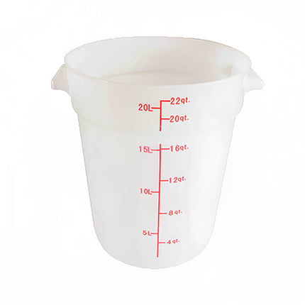 Hộp Đựng Thực Phẩm Tròn Thunder Group PLRFT322PP 20.8 lít - Polypropylene, Trắng