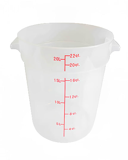 Hộp Đựng Thực Phẩm Tròn Thunder Group PLRFT322TL 20.8 lít - Polypropylene, Trong Mờ