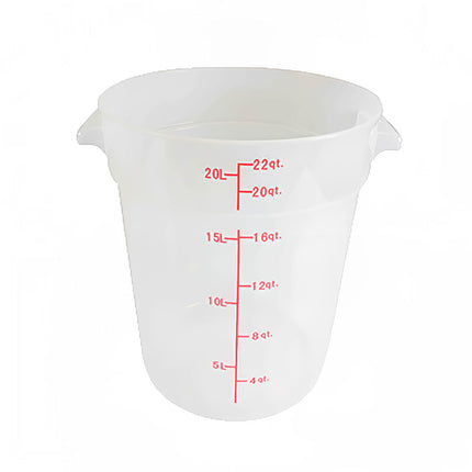 Hộp Đựng Thực Phẩm Tròn Thunder Group PLRFT322TL 20.8 lít - Polypropylene, Trong Mờ