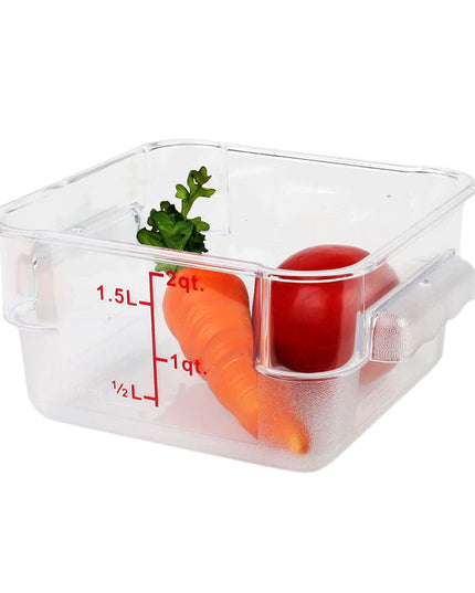 Thunder Group PLSFT002PC Hộp Đựng Thực Phẩm Vuông 1.9 lít - Trong Suốt