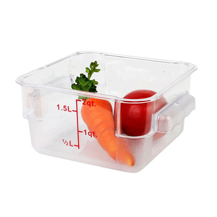 Thunder Group PLSFT002PC Hộp Đựng Thực Phẩm Vuông 1.9 lít - Trong Suốt