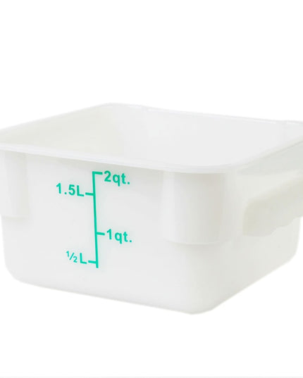 Thunder Group PLSFT002PP Hộp Đựng Thực Phẩm Vuông 1.9 lít - Polypropylene, Trắng