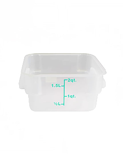 Thunder Group PLSFT002TL Hộp Đựng Thực Phẩm Vuông 1.9 l - Polypropylene, Trong Mờ