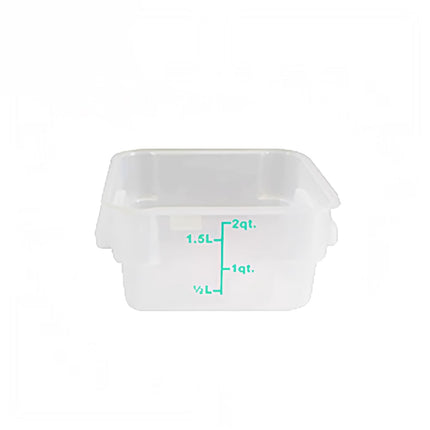 Thunder Group PLSFT002TL Hộp Đựng Thực Phẩm Vuông 1.9 l - Polypropylene, Trong Mờ