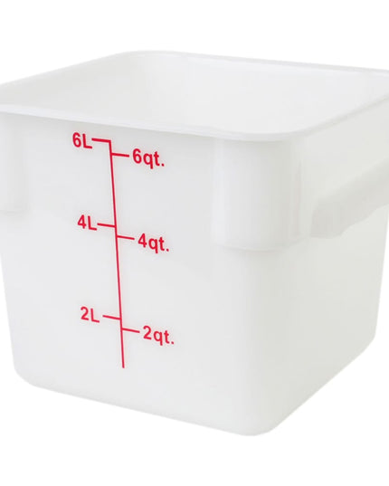 Hộp Đựng Thực Phẩm Vuông Thunder Group PLSFT006PP 5.7 lít - Trắng