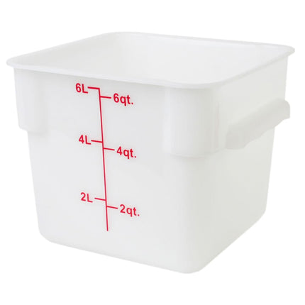 Hộp Đựng Thực Phẩm Vuông Thunder Group PLSFT006PP 5.7 lít - Trắng