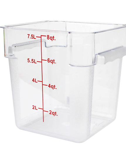 Thunder Group PLSFT008PC Hộp Đựng Thực Phẩm Vuông 7.6 lít - Trong Suốt