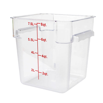 Thunder Group PLSFT008PC Hộp Đựng Thực Phẩm Vuông 7.6 lít - Trong Suốt